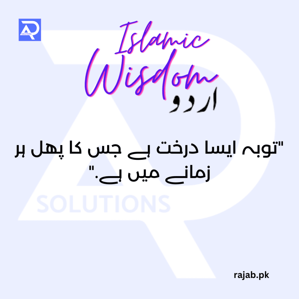 Urdu Islamic Quotes wisdom
rajab.pk